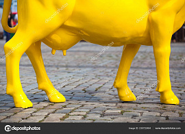 Желтая корова - фото №5